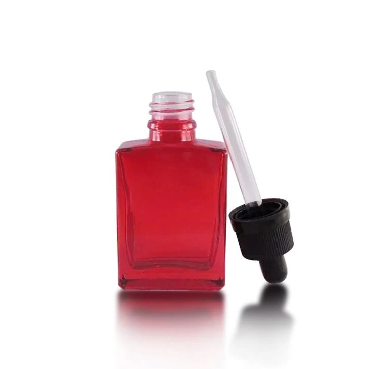 Square Glass Dropper Bottles