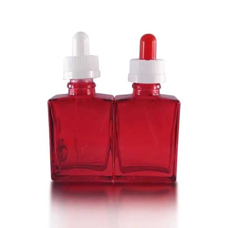 Square Glass Dropper Bottles