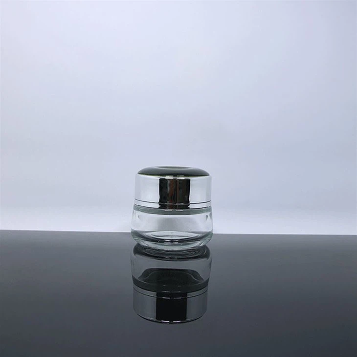 Glass Press Lotion Bottle Cream Eye Cream Bottle Skin Care Products